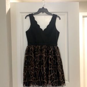 Cocktail / Evening Cheetah print Dress